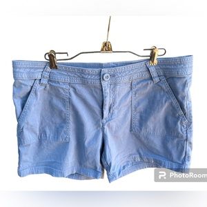 PrAna Womens Shorts Blue Size 14. Excellent condition.